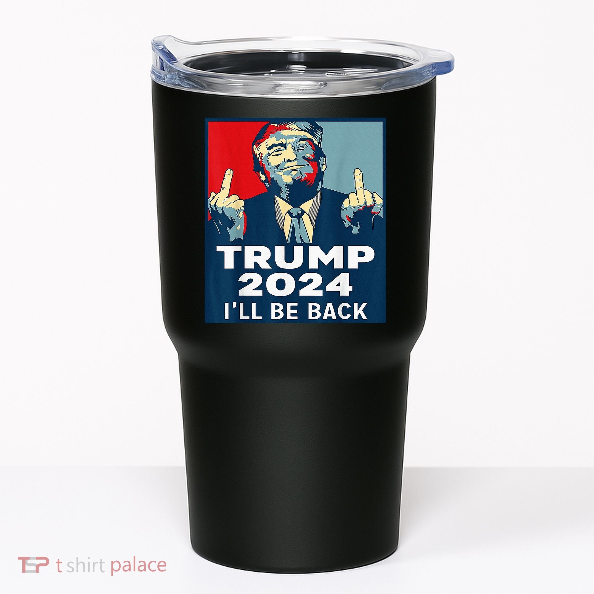 Trump 2024 I will be back Classic Tumbler