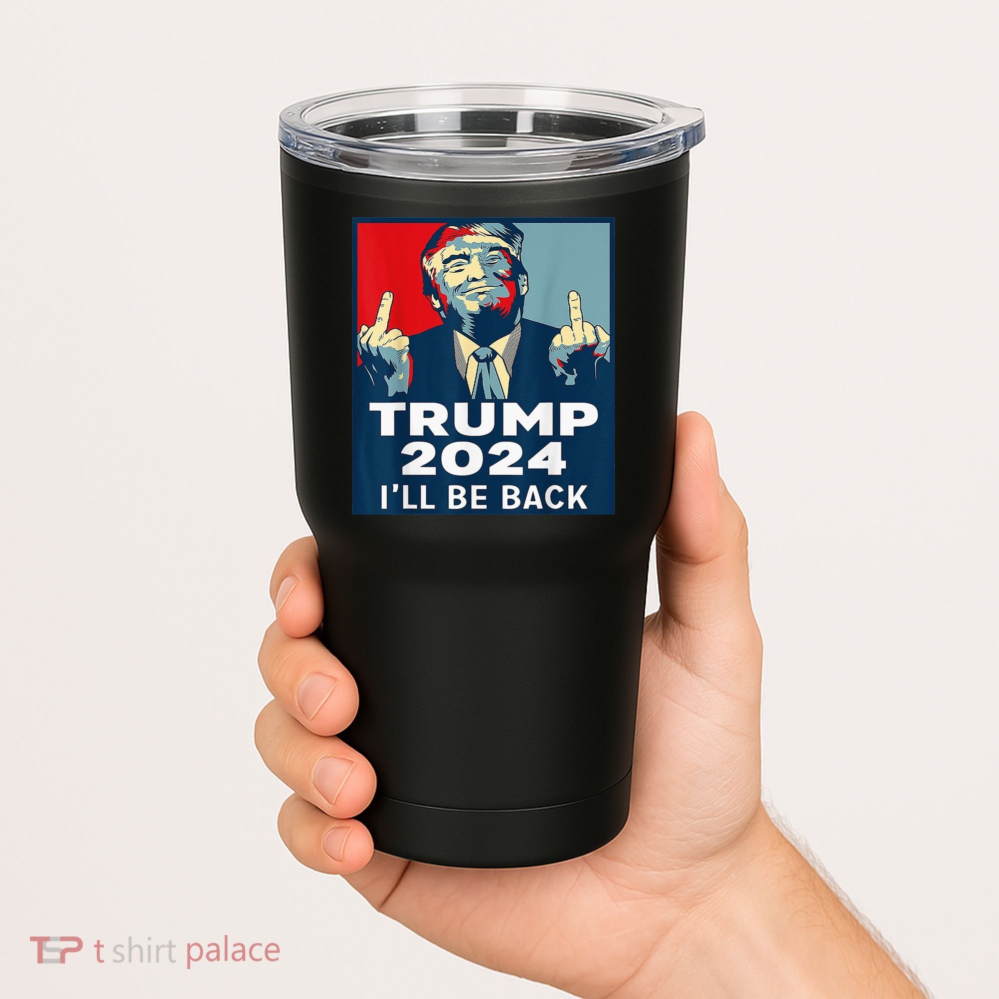 Trump 2024 I will be back Classic Tumbler