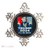 Trump 2024 I will be back Classic Ornament thumb 0