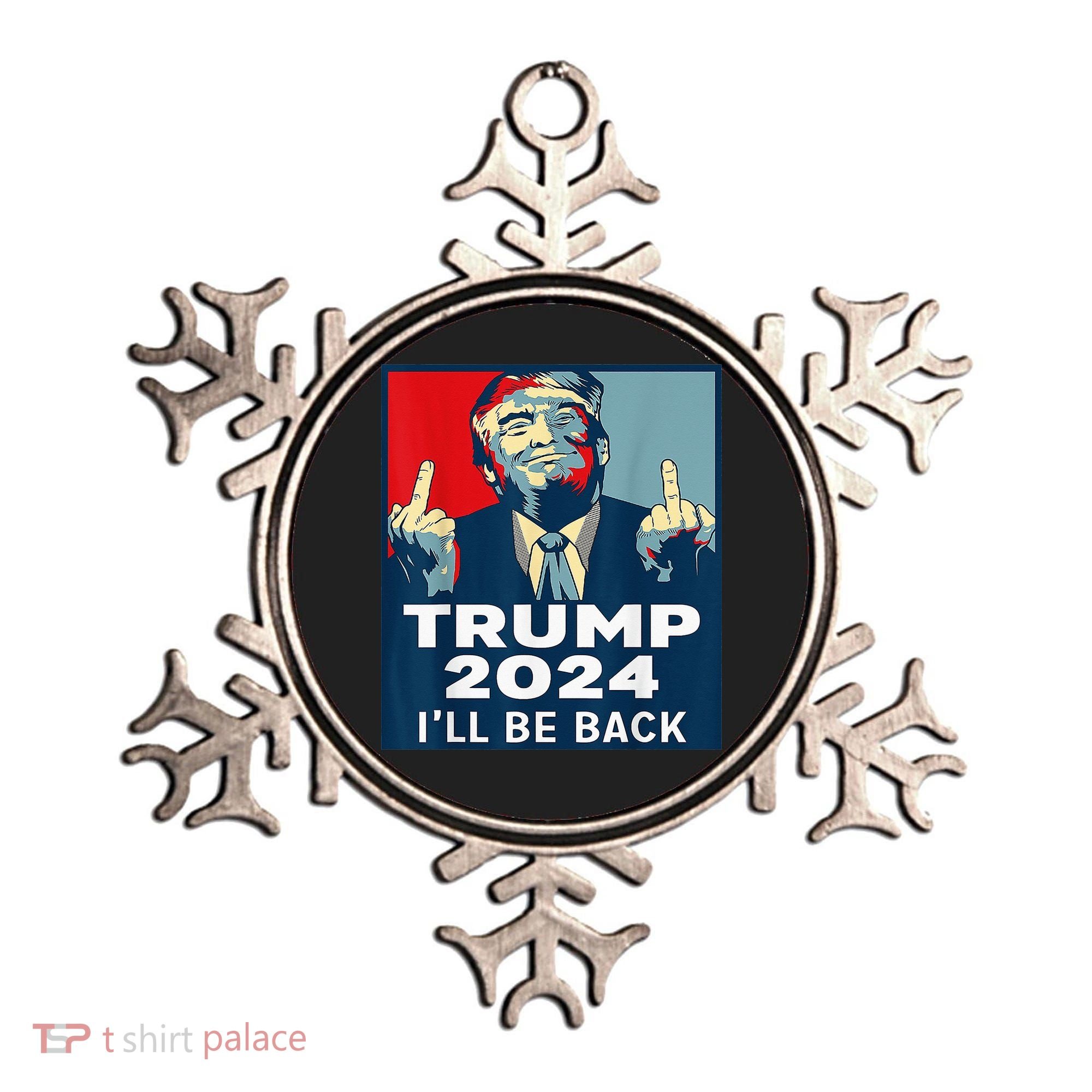Trump 2024 I will be back Classic Ornament