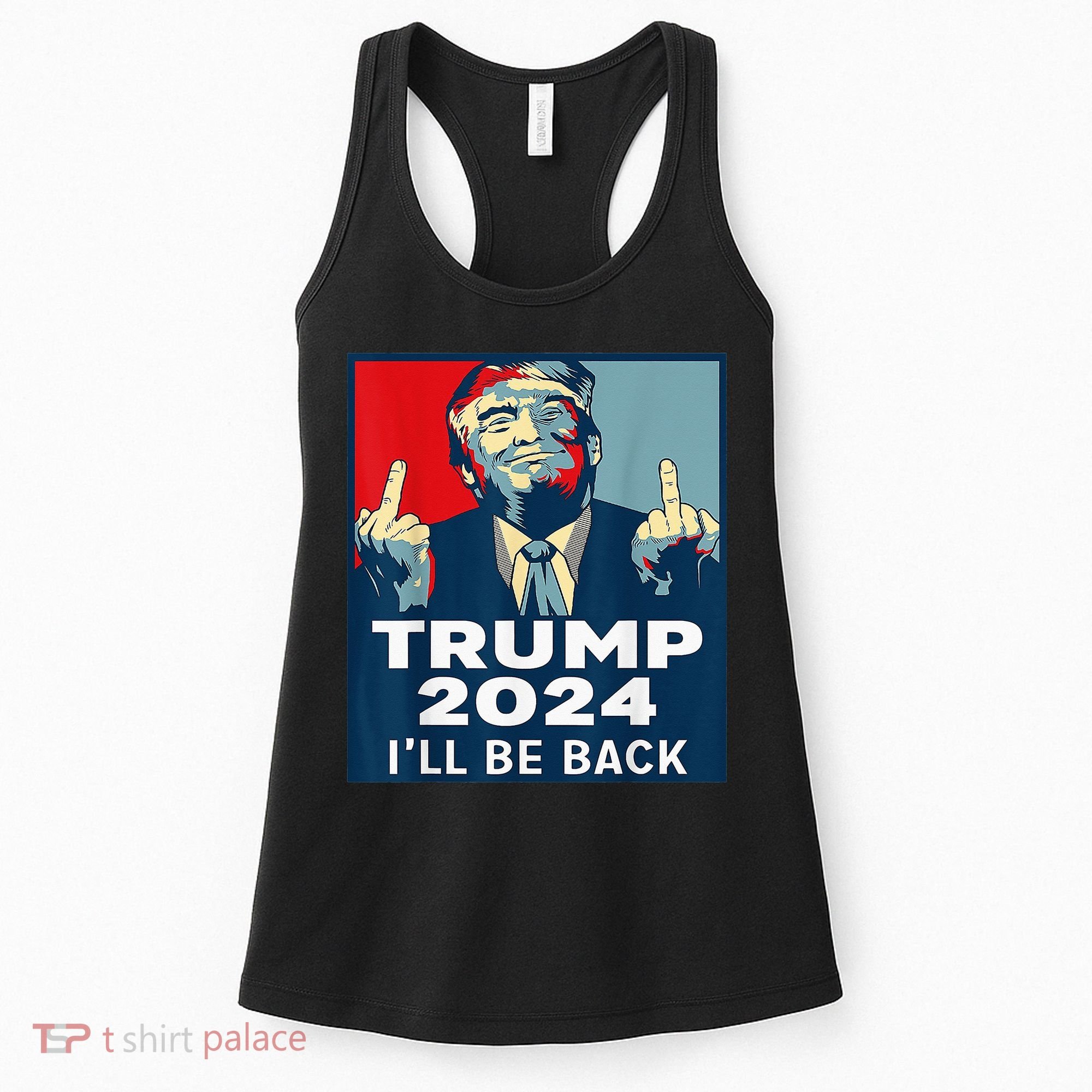 Trump 2024 I will be back Classic Women's Tank Top