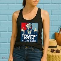 Trump 2024 I will be back Classic Women's Tank Top thumb 2