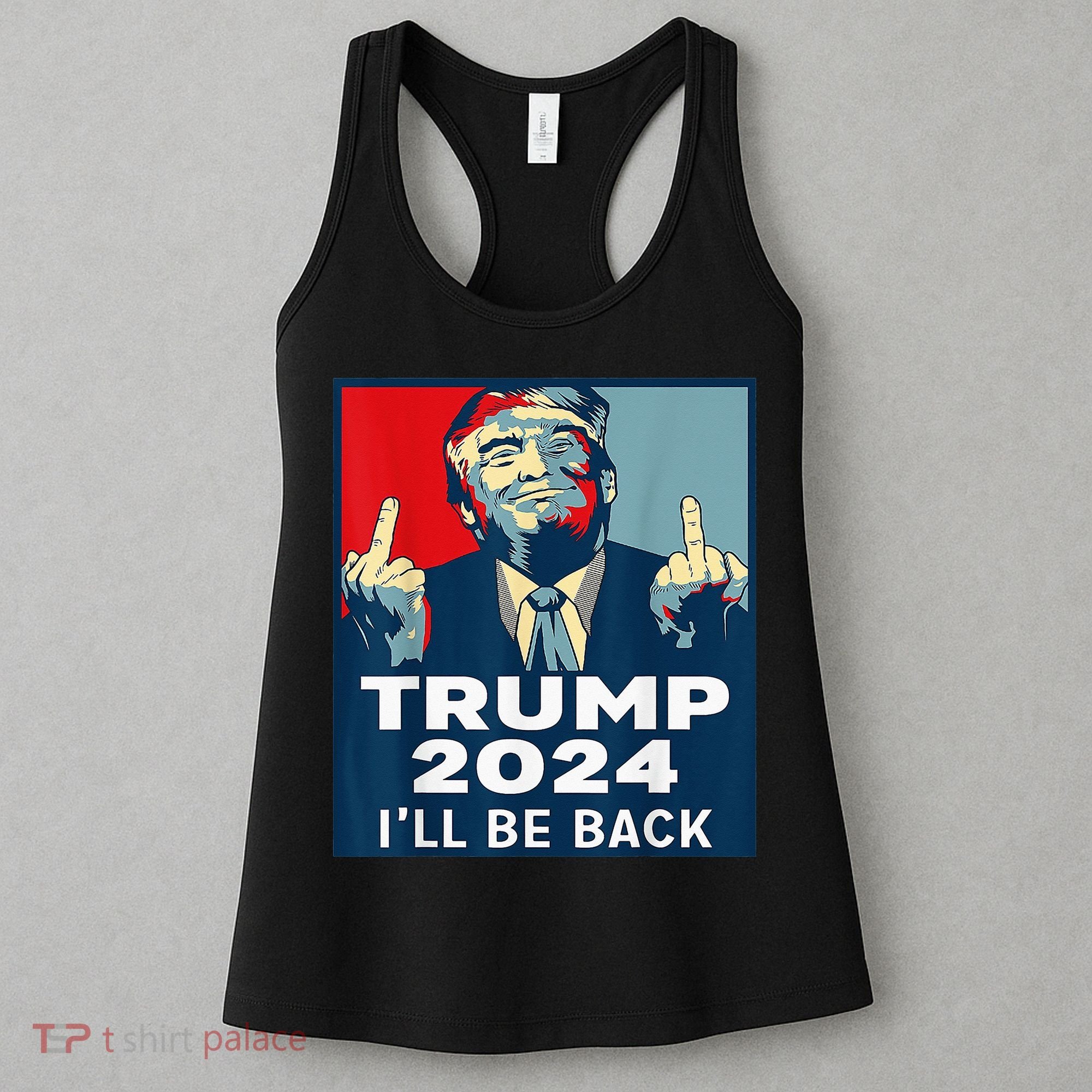 Trump 2024 I will be back Classic Women's Tank Top