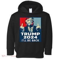 Trump 2024 I will be back Classic Toddler Hoodie thumb 0
