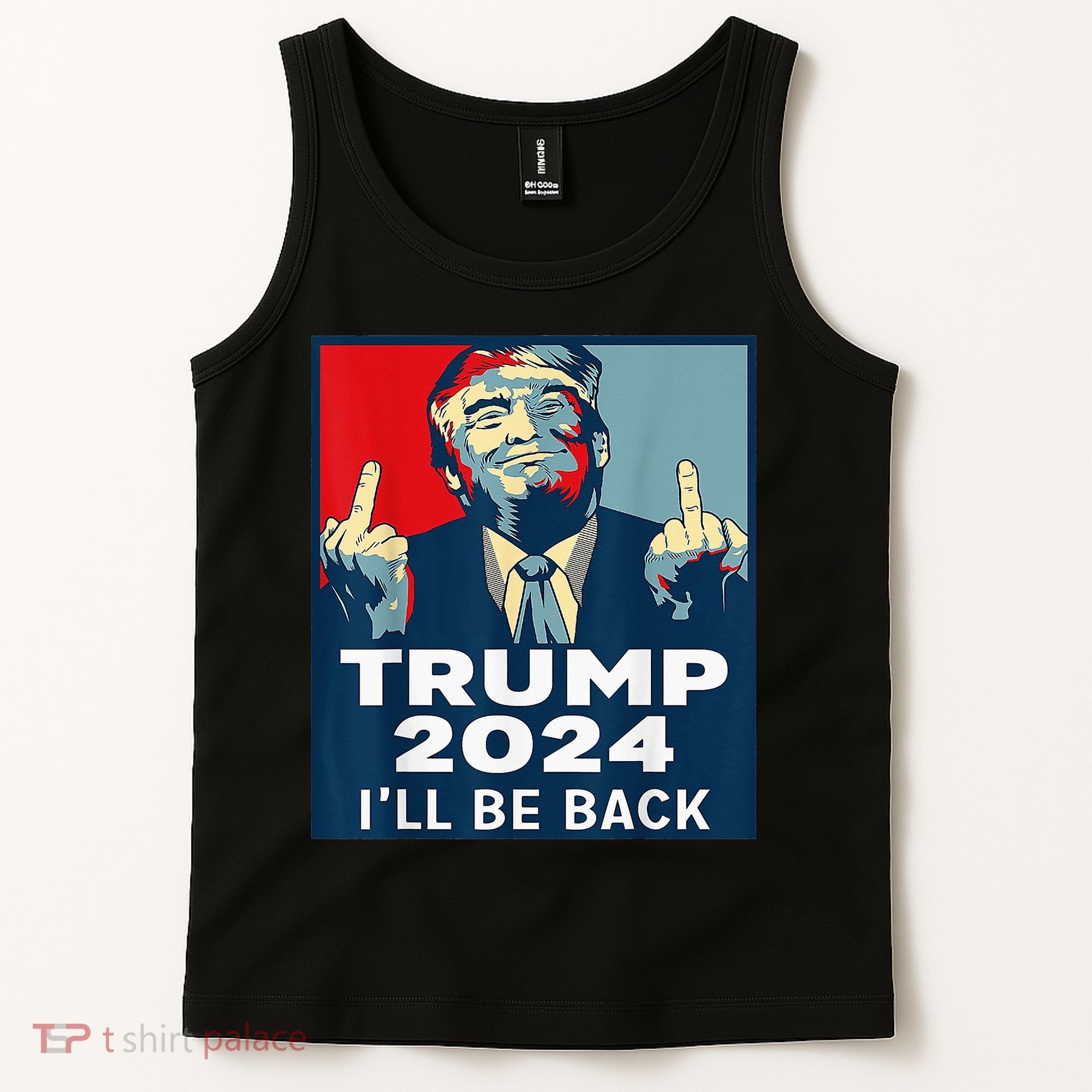 Trump 2024 I will be back Classic Tank Top