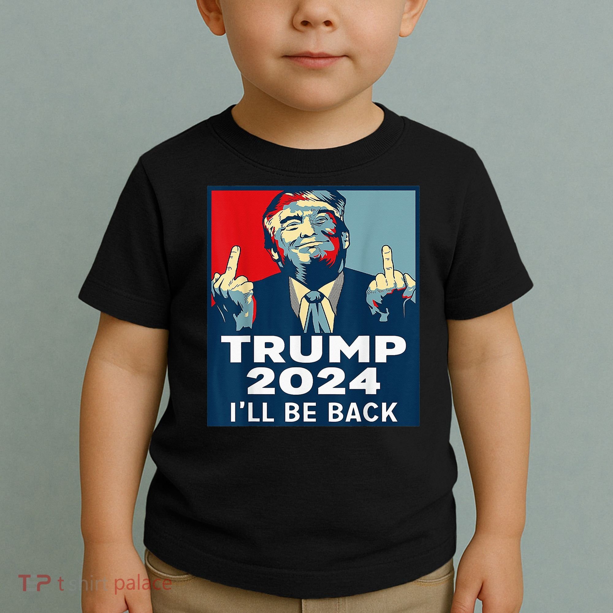 Trump 2024 I will be back Classic Toddler T-Shirt