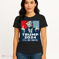 Trump 2024 I will be back Classic Women's T-Shirt thumb 4