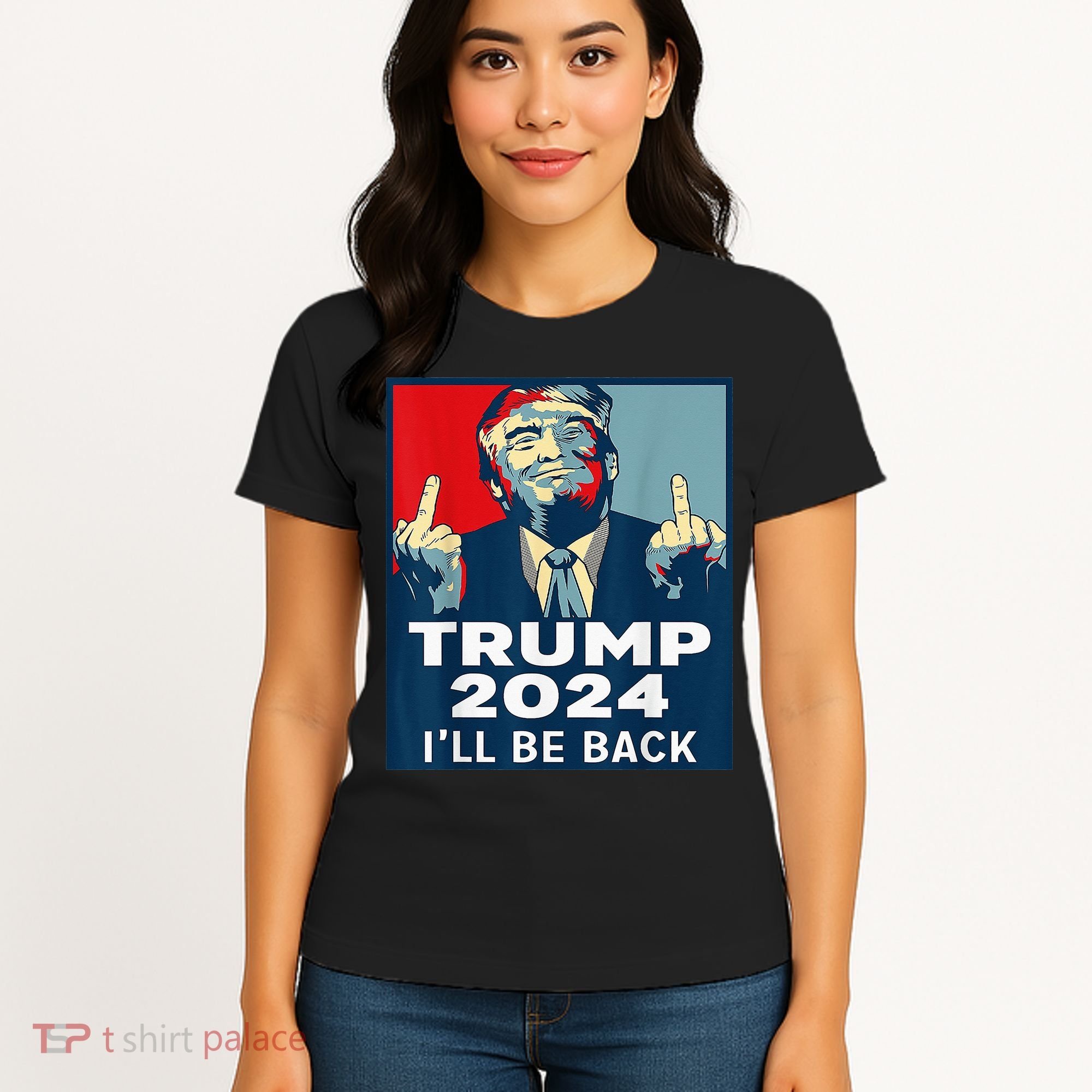 Trump 2024 I will be back Classic Women's T-Shirt