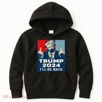 Trump 2024 I will be back Classic Kids Hoodie thumb 0