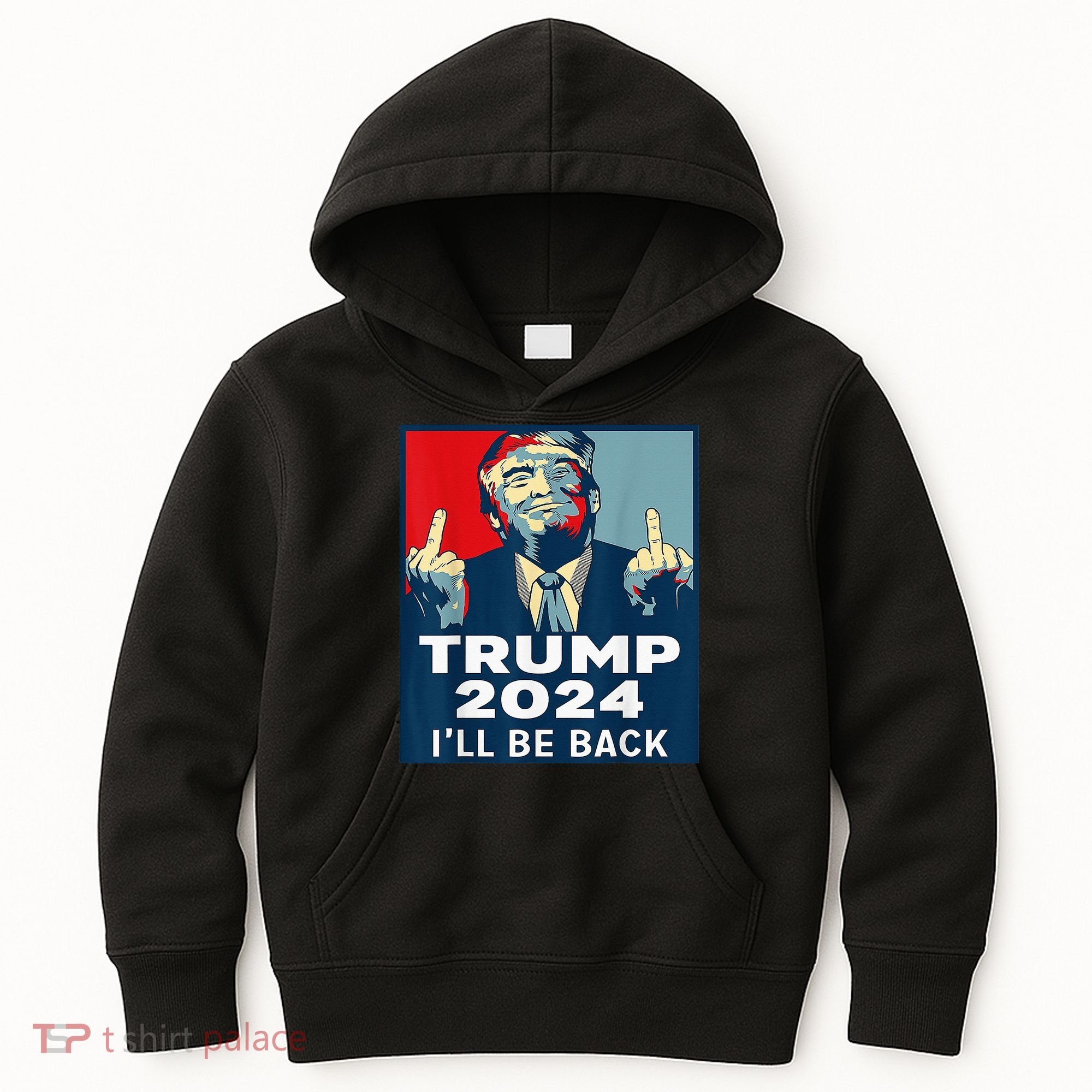Trump 2024 I will be back Classic Kids Hoodie