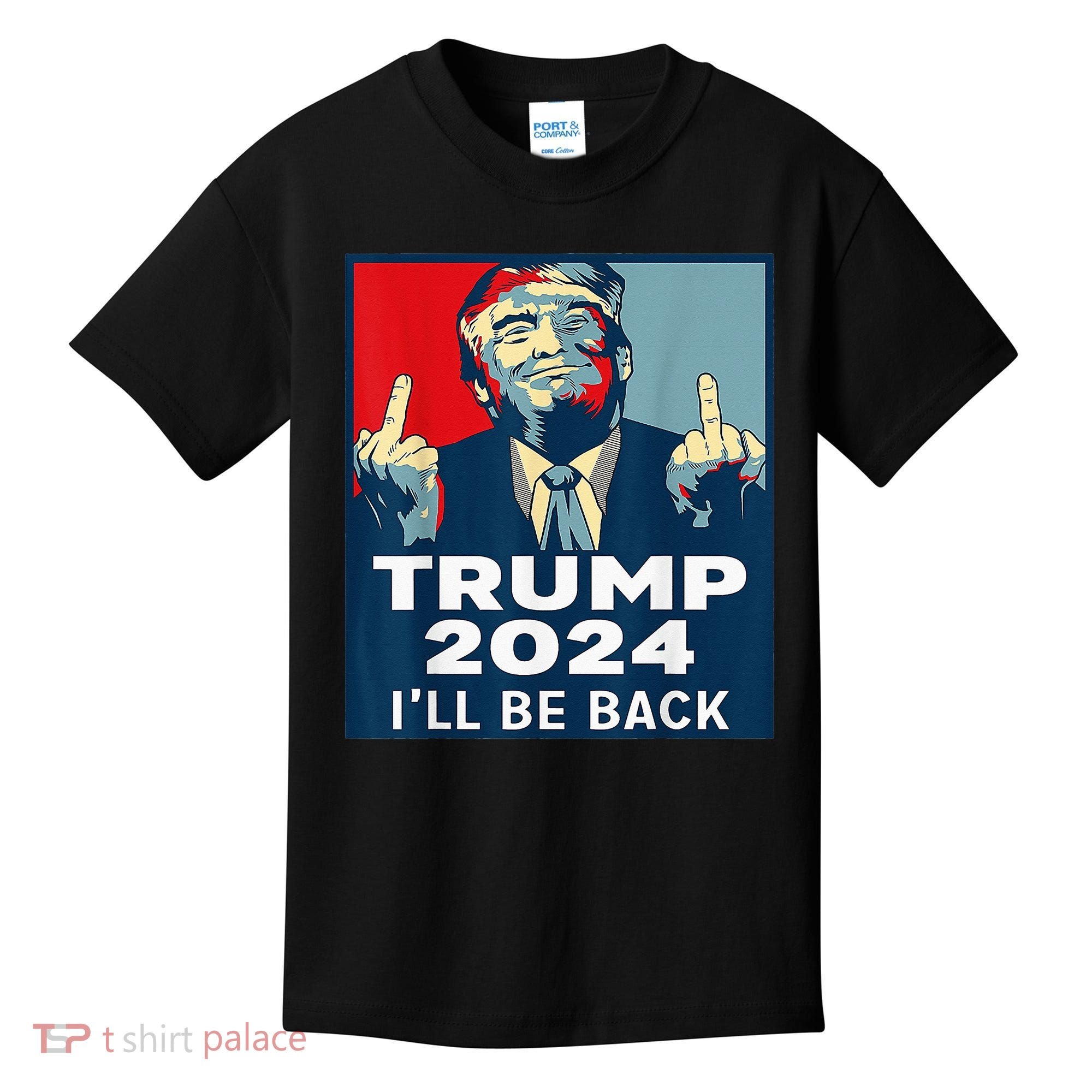Trump 2024 I will be back Classic Kids T-Shirt
