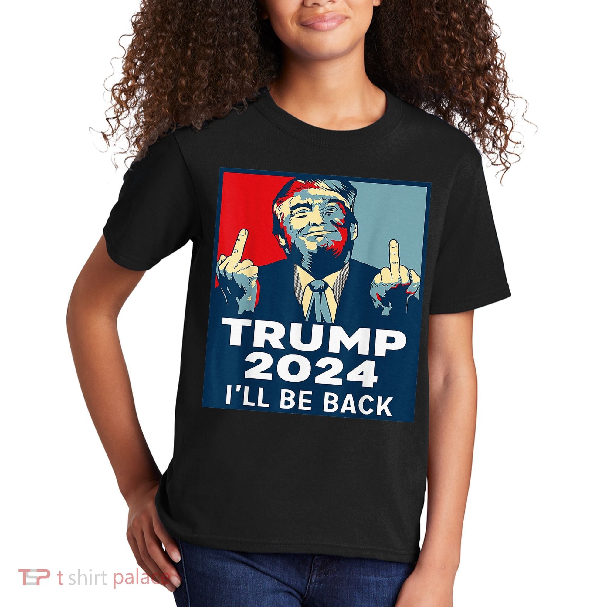 Trump 2024 I will be back Classic Kids T-Shirt