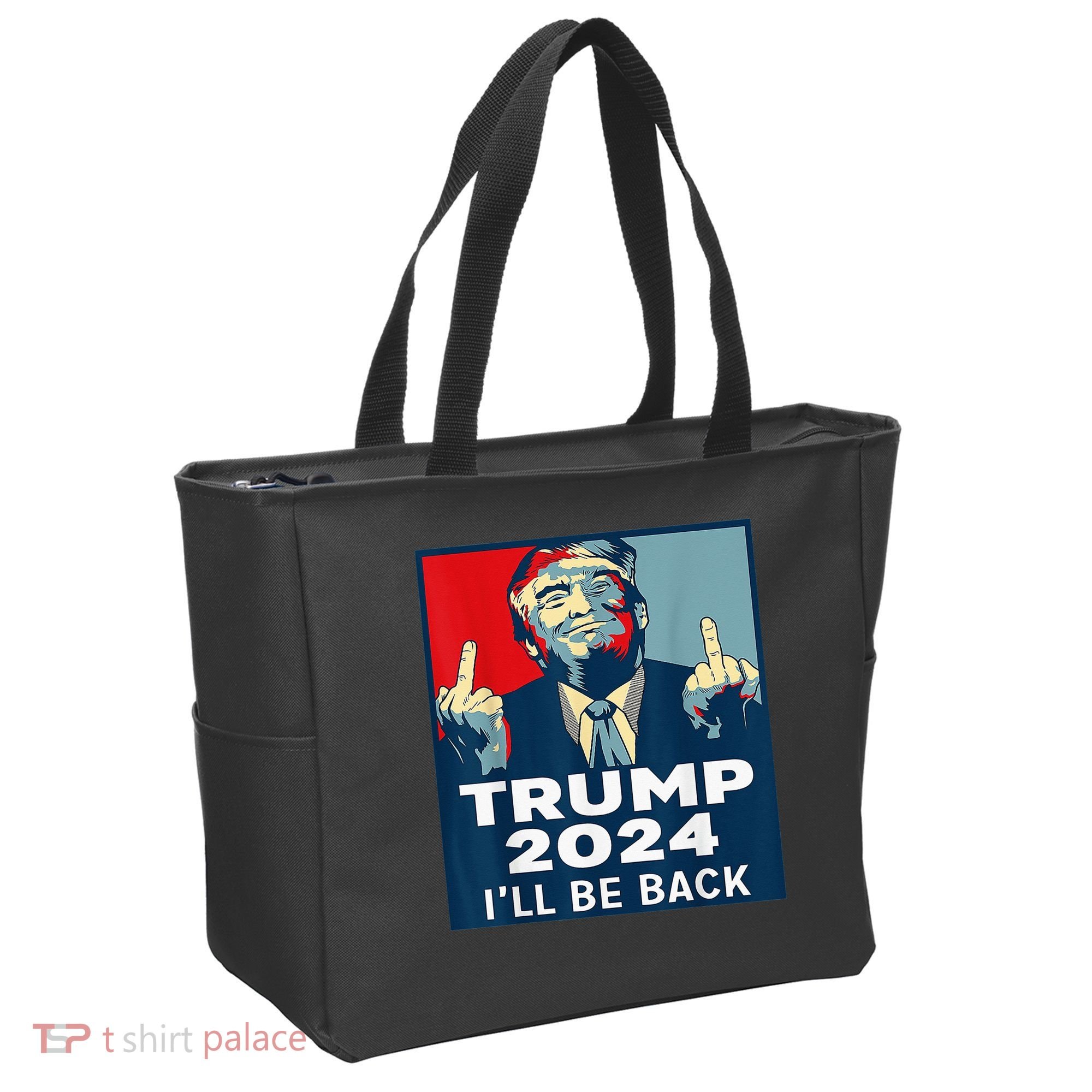 Trump 2024 I will be back Classic Tote Bag