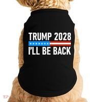 Trump 2028 I'll Be Back Doggie Tank thumb 0