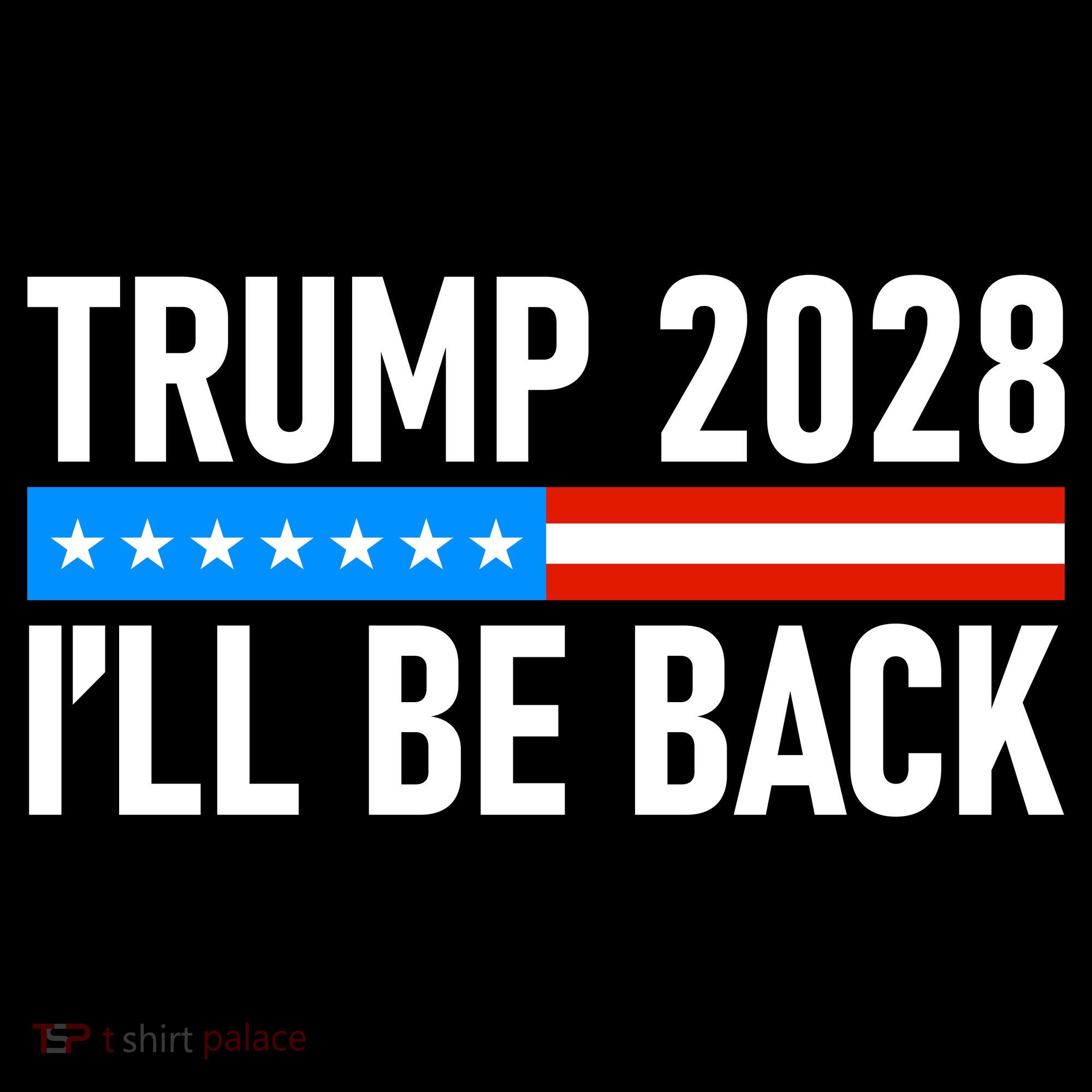 Trump 2028 I'll Be Back Doggie Tank