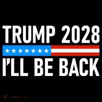 Trump 2028 I'll Be Back Women's Hoodie thumb 2