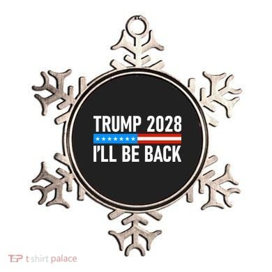 Trump 2028 I'll Be Back Ornament