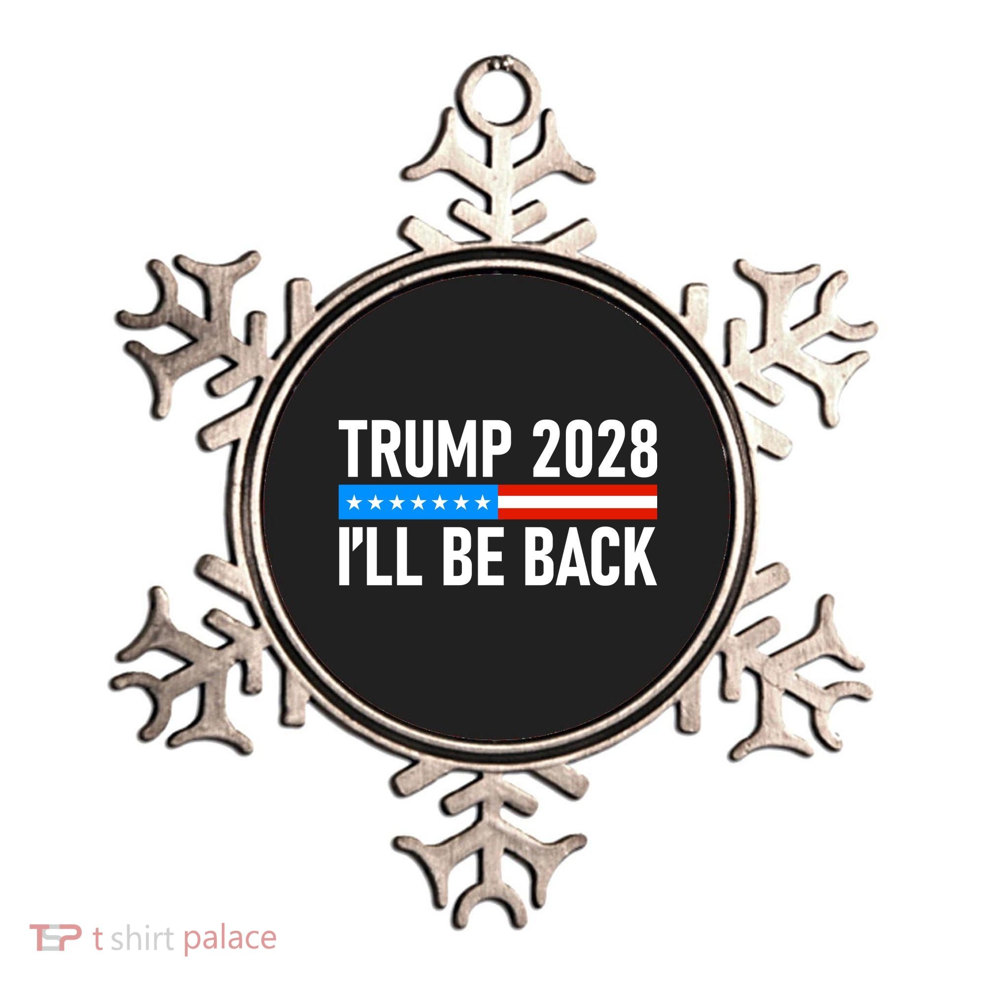Trump 2028 I'll Be Back Ornament