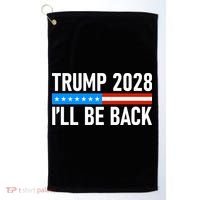 Trump 2028 I'll Be Back Golf Towel thumb 0