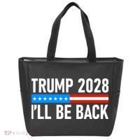 Trump 2028 I'll Be Back Tote Bag thumb 0