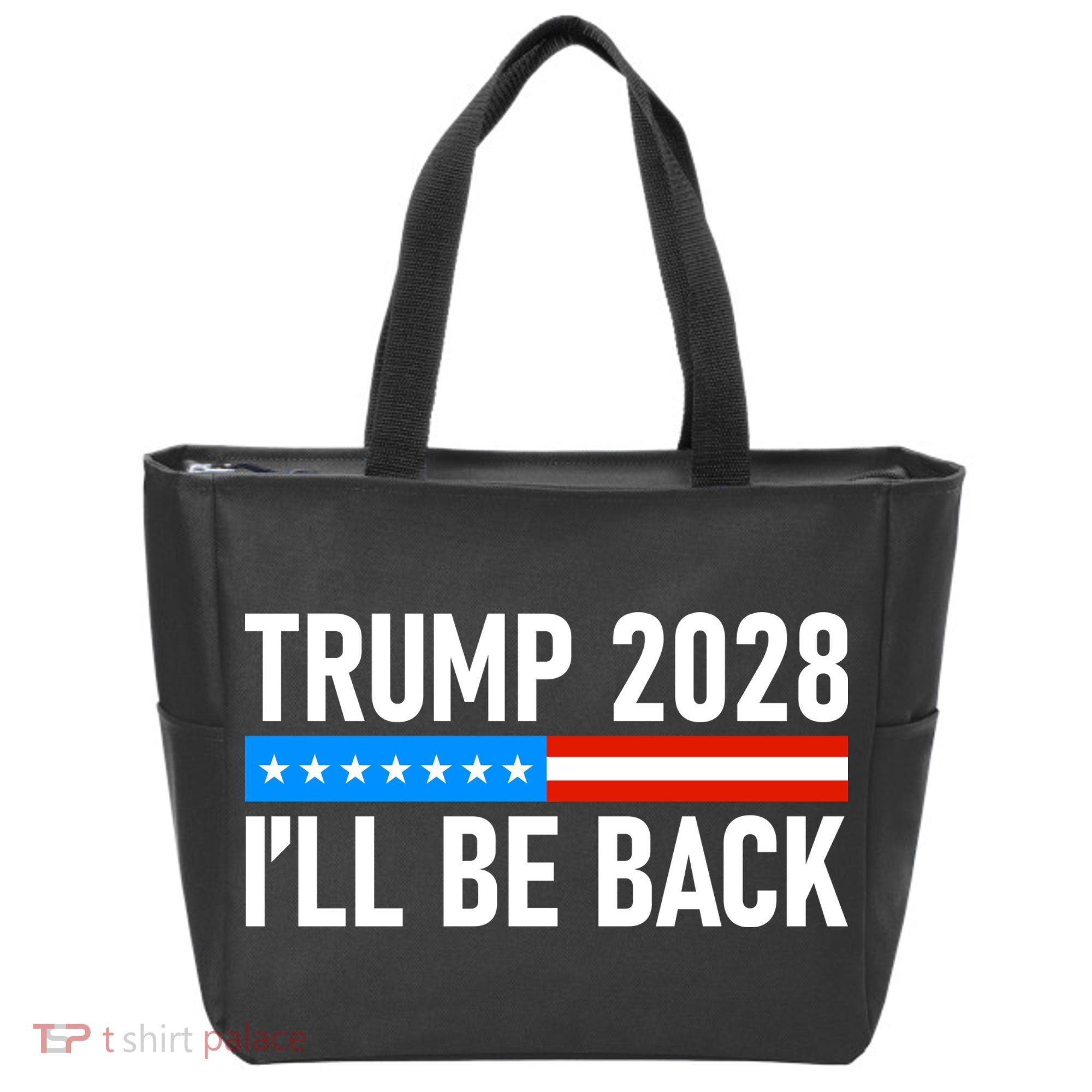 Trump 2028 I'll Be Back Tote Bag