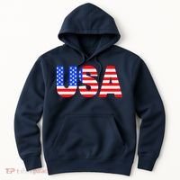 Trump 24 Jersey Style Front Pocket Logo and Back Hoodie thumb 0