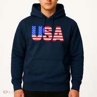 Trump 24 Jersey Style Front Pocket Logo and Back Hoodie thumb 2