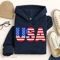 Trump 24 Jersey Style Front Pocket Logo and Back Hoodie thumb 4