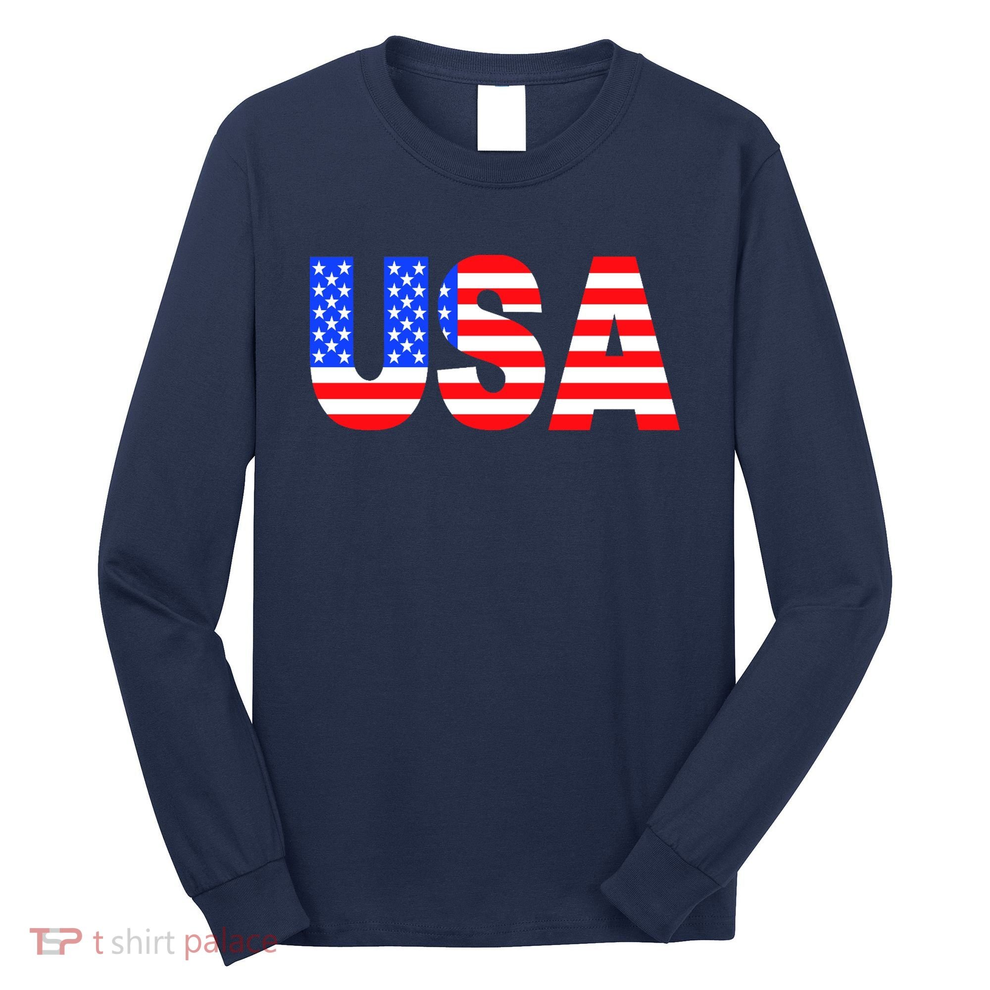Trump 24 Jersey Style Front Pocket Logo and Back Long Sleeve Shirt
