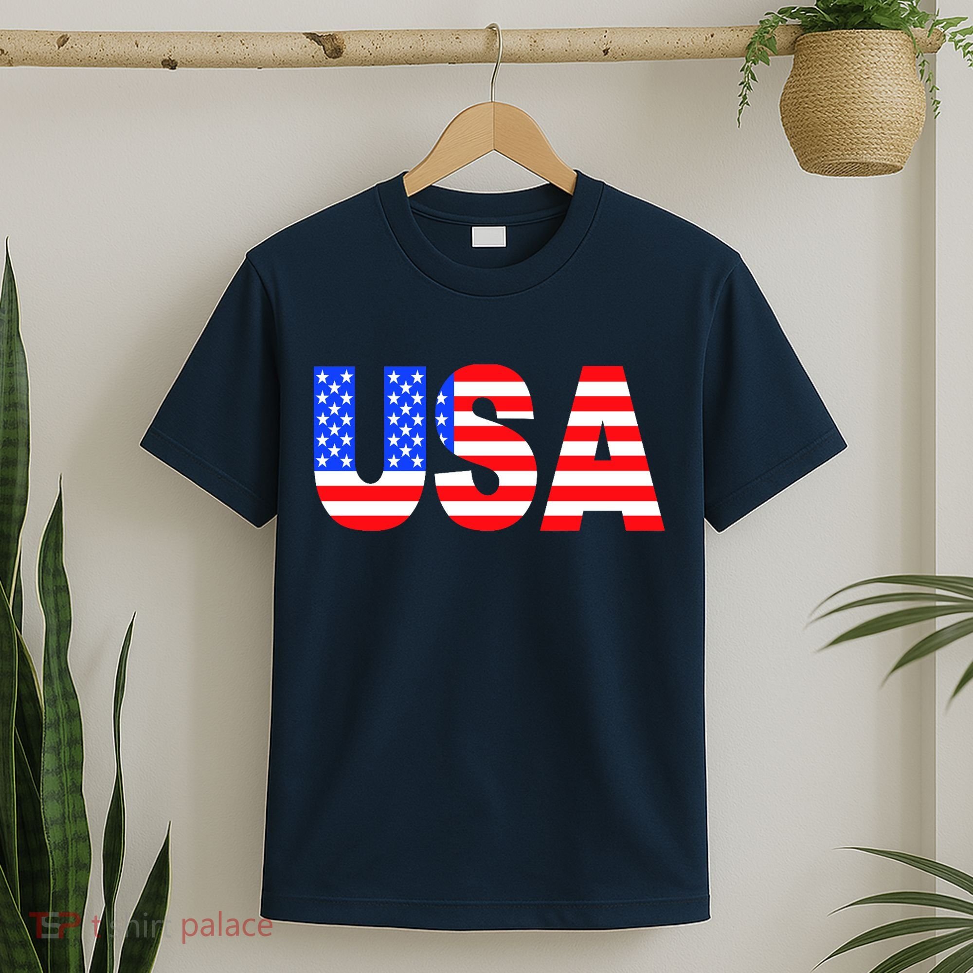 Trump 24 Jersey Style Front Pocket Logo and Back T-Shirt