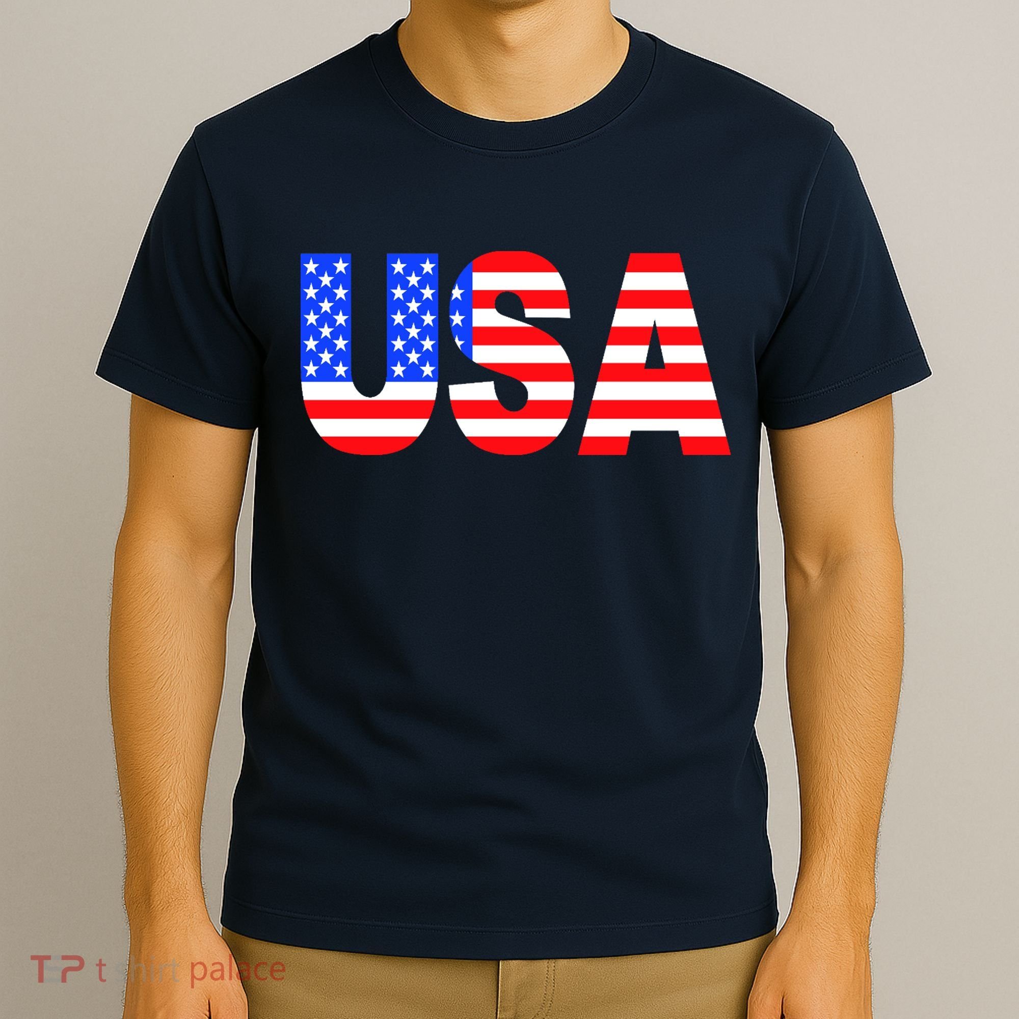 Trump 24 Jersey Style Front Pocket Logo and Back T-Shirt