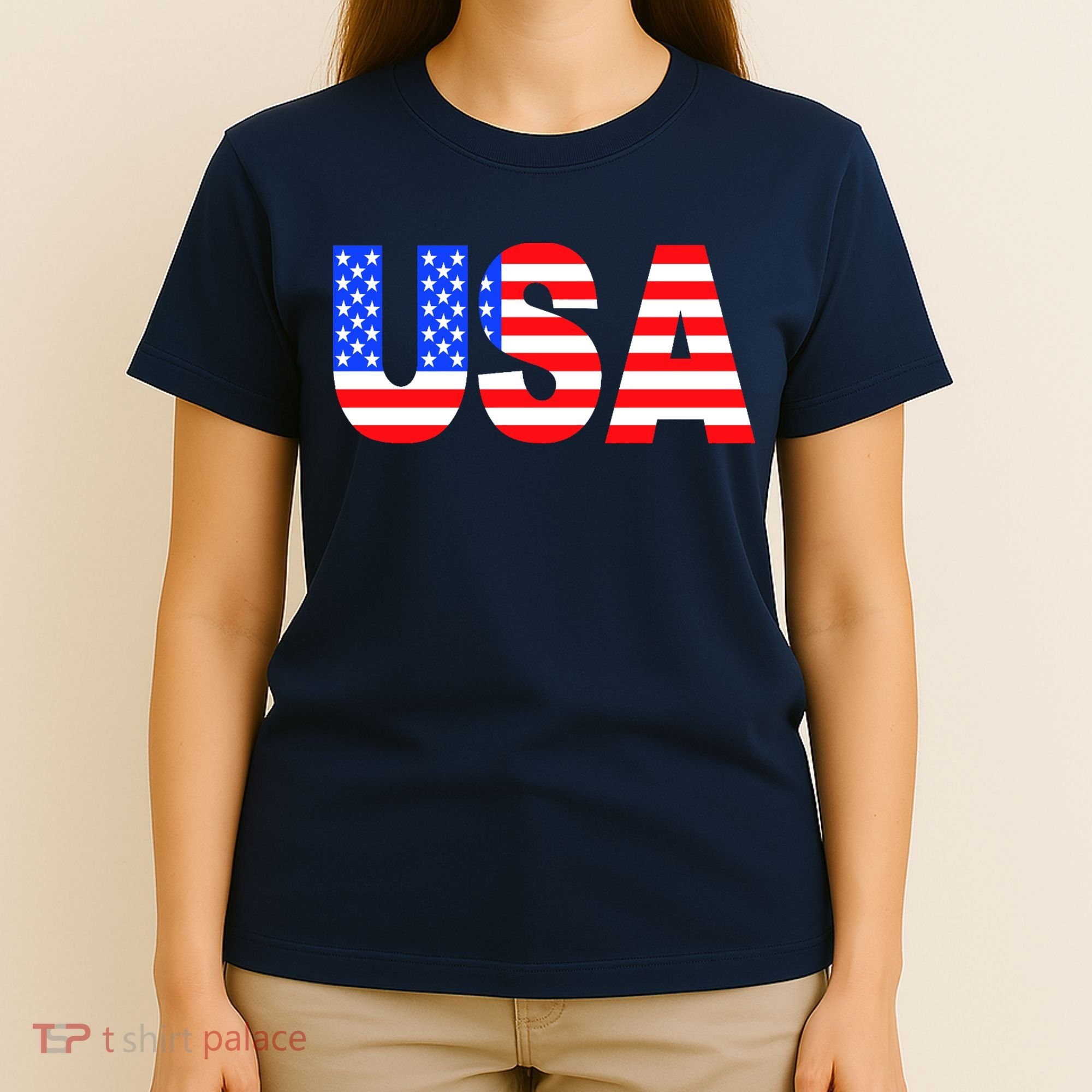 Trump 24 Jersey Style Front Pocket Logo and Back T-Shirt
