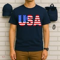 Trump 24 Jersey Style Front Pocket Logo and Back T-Shirt thumb 6