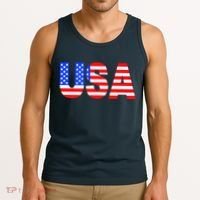 Trump 24 Jersey Style Front Pocket Logo and Back Tank Top thumb 3