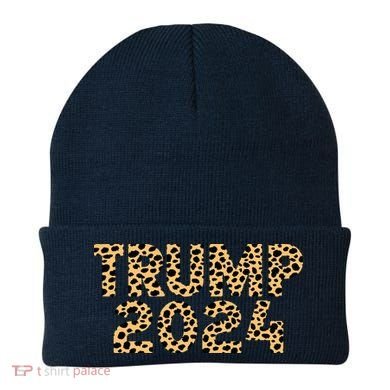 Trump 2024 Leopard Design Beanie