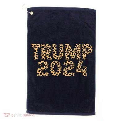 Trump 2024 Leopard Design Golf Towel