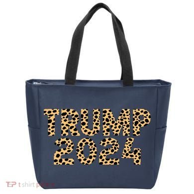 Trump 2024 Leopard Design Tote Bag