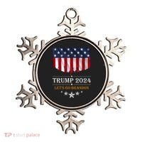 Trump 2024 Lets Go Brandon U.S Flag Ornament thumb 0