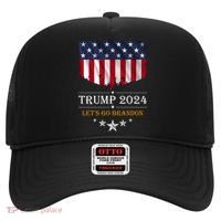 Trump 2024 Lets Go Brandon U.S Flag Hat thumb 0