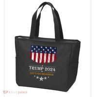 Trump 2024 Lets Go Brandon U.S Flag Tote Bag thumb 3