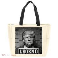 Trump 2024 Mugshot President Legend Tote Bag thumb 0