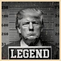 Trump 2024 Mugshot President Legend Tote Bag thumb 4