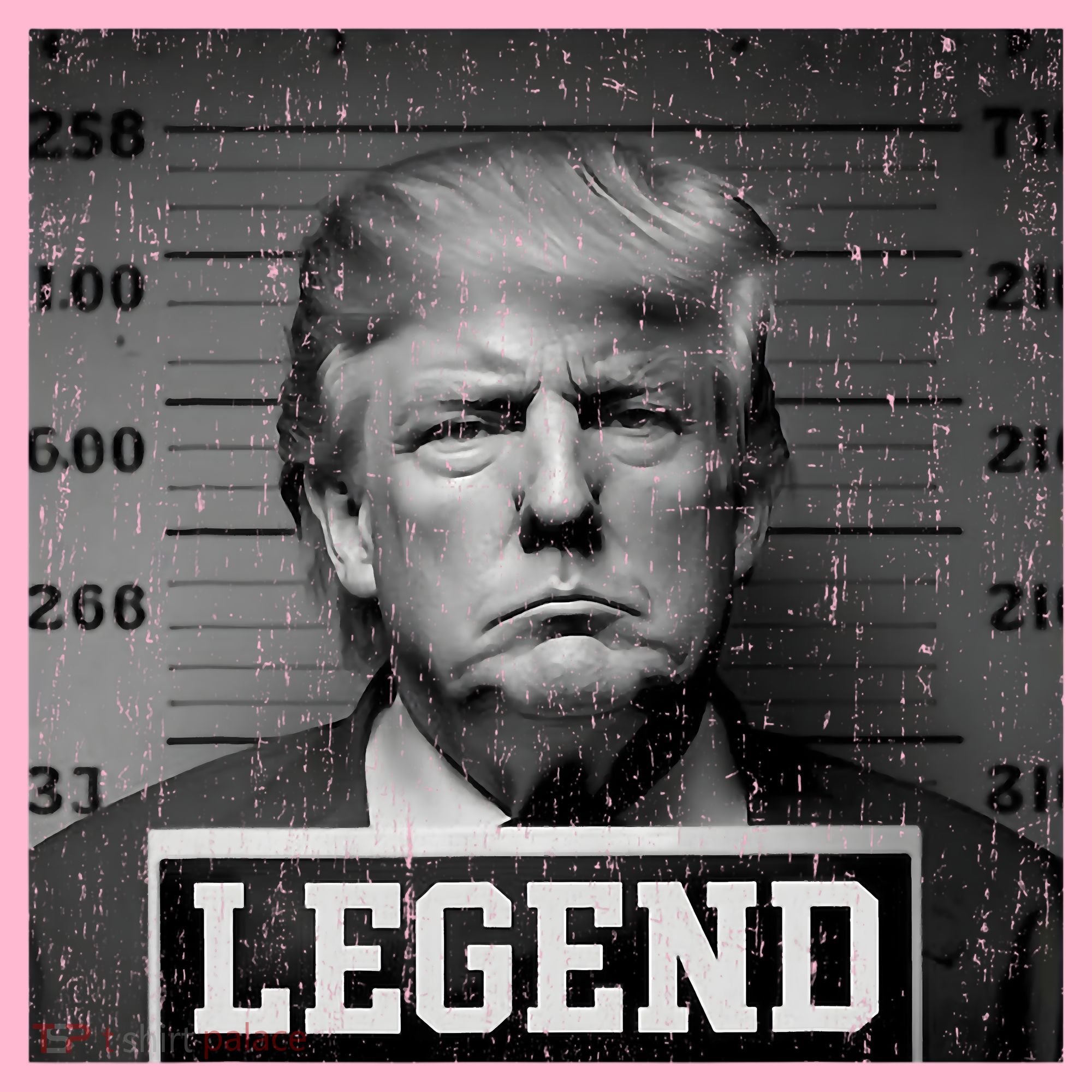 Trump 2024 Mugshot President Legend Coaster