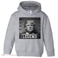 Trump 2024 Mugshot President Legend Toddler Hoodie thumb 0