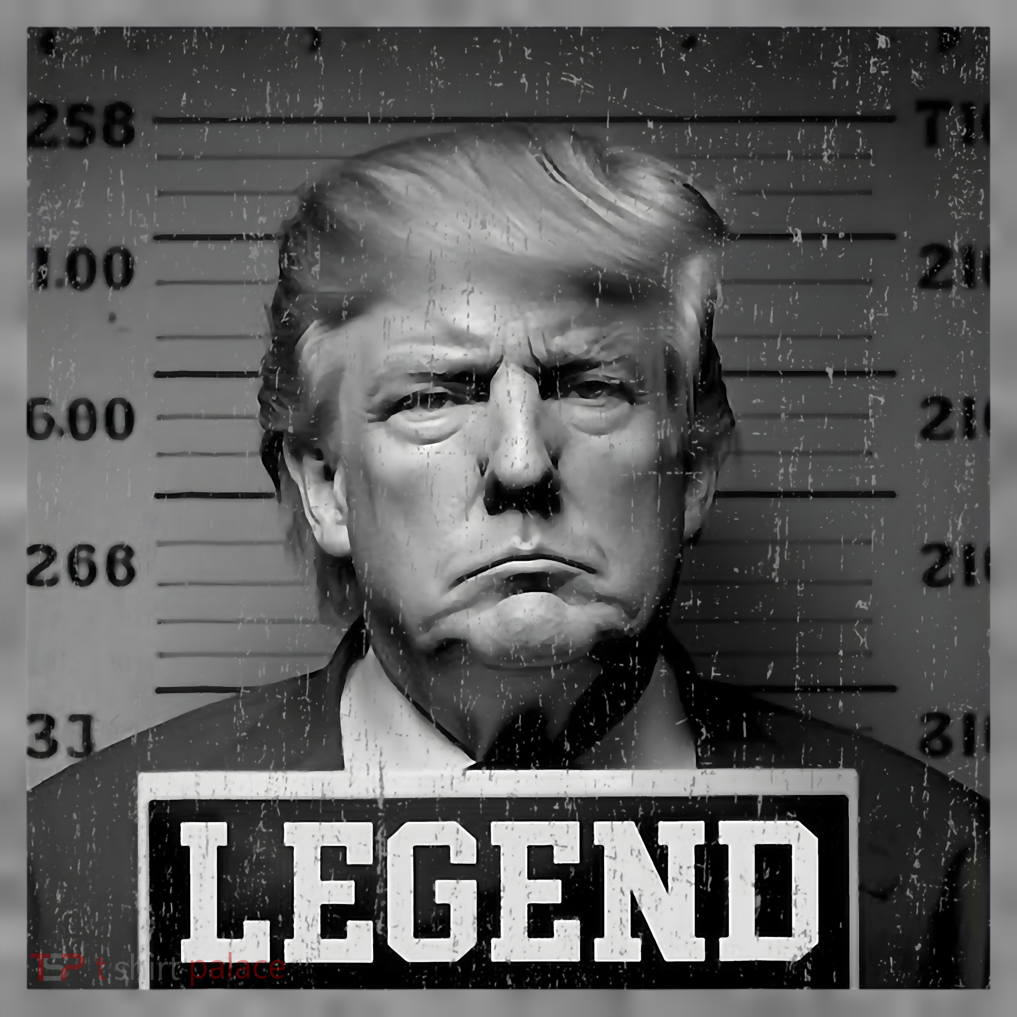 Trump 2024 Mugshot President Legend Toddler Hoodie