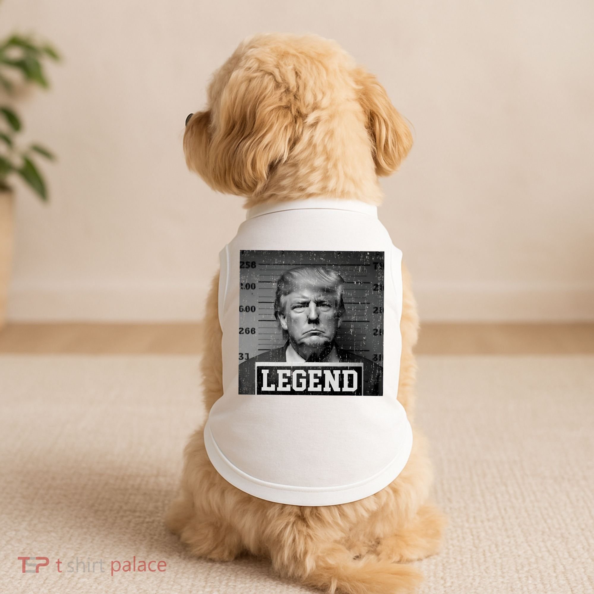 Trump 2024 Mugshot President Legend Doggie Tank