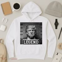 Trump 2024 Mugshot President Legend Hoodie thumb 3