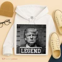 Trump 2024 Mugshot President Legend Hoodie thumb 4