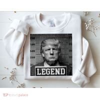 Trump 2024 Mugshot President Legend Sweatshirt thumb 2