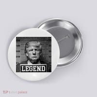 Trump 2024 Mugshot President Legend Button thumb 0